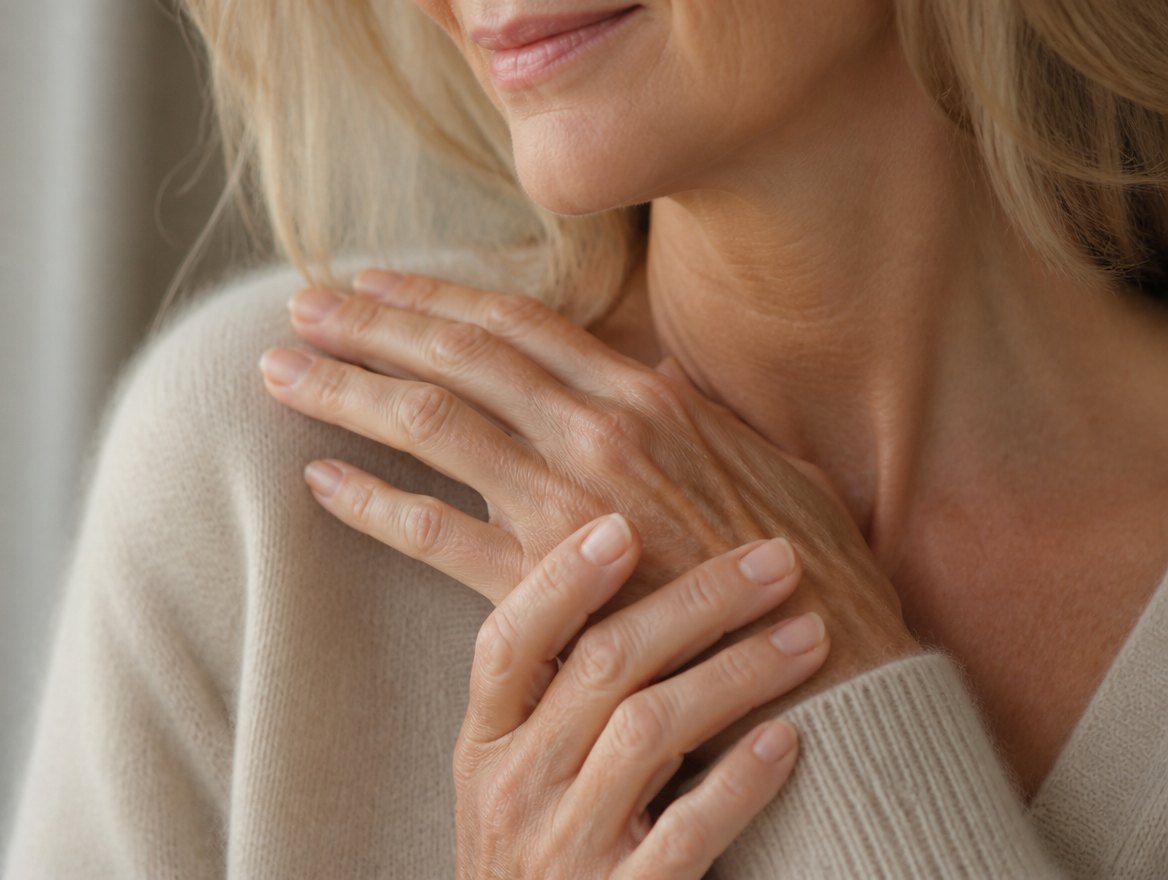 Mains soignées aux ongles fermes et sains